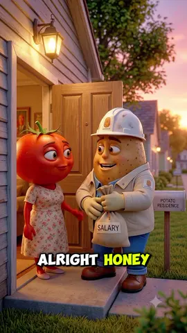 Watermelon boss test the honesty of his worker potato lets see what happens #aistory #aivideos #fruitdrama #USA #fruitanimation 