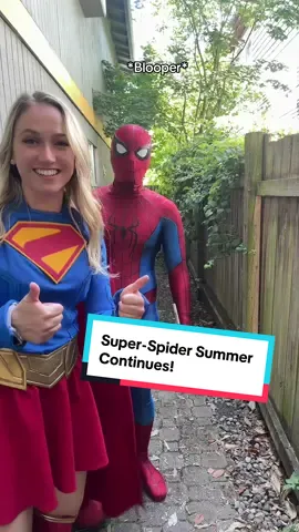 Super-Spider Summer continues! How excited are you for the new  @Spider-Man Movie ??? I feel so spoiled, since we got to watch one of my fave superheroes @Supergirl last month too!   Spider-Man cosplayer @Spidey_Ty #superspidersummer #supergirl #spiderman #spidermanbrandnewday #spidermancosplay 