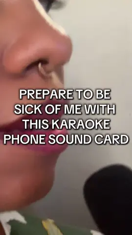 Uh oh! Who created this microphone? Because you done started something with this! 😏 #microphone #soundcard #karaoke #livesoundcard 