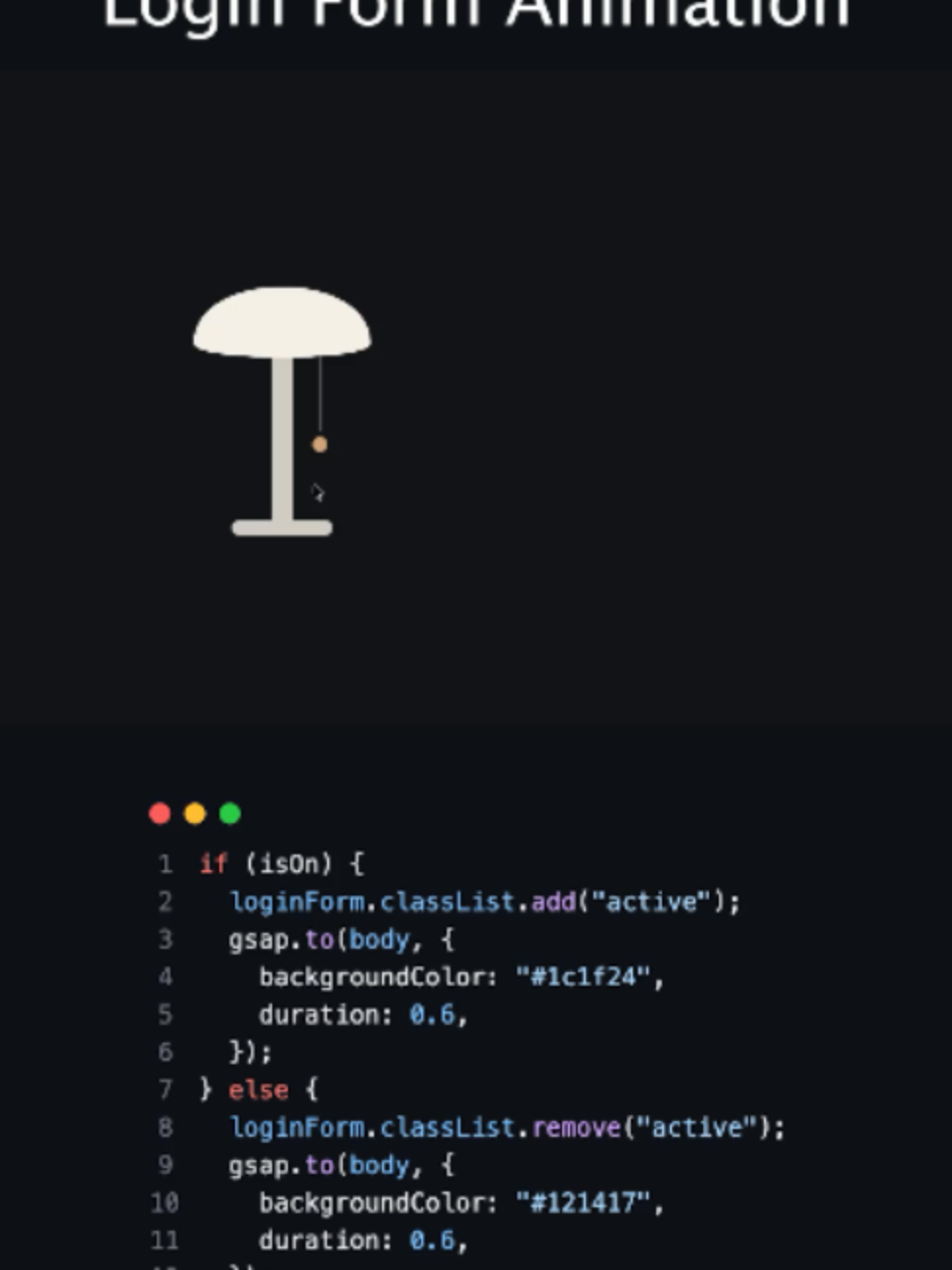 Login form Animation Using JavaScript! #javascript #htmlcss #coding #programming #fyppppppppppppppppppppppp