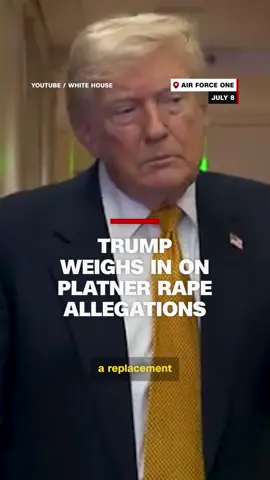 President Trump took questions about Graham Platner aboard Air Force One. Platner was the Senate Democratic contender for Maine, but has since dropped out of the race after a woman told CNN he raped her five years ago when they were in a casual dating relationship – an allegation Platner denies.