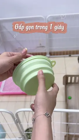Bát gấp gọn cho chó mèo, tiện lợi khi đi dạo, đi du lịch, về quê #batgapgon #xh #viralvideo #mitvabo 