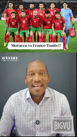 Morocco vs France Tonite!! #football  #worldcup2026 #fifaworldcup  #Morocco #onsidesoccer 