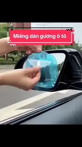 Bộ 4 Miếng Dán Chống Nước Mưa Gương Chiếu Hậu Hoặc Kính Lái Xe Ô Tô - Hàng Cao Cấp Loại I Chống Nước Tuyệt Đối#tiemnhaphuongdinh #phukienoto #xehoi #oto #xuhuong 