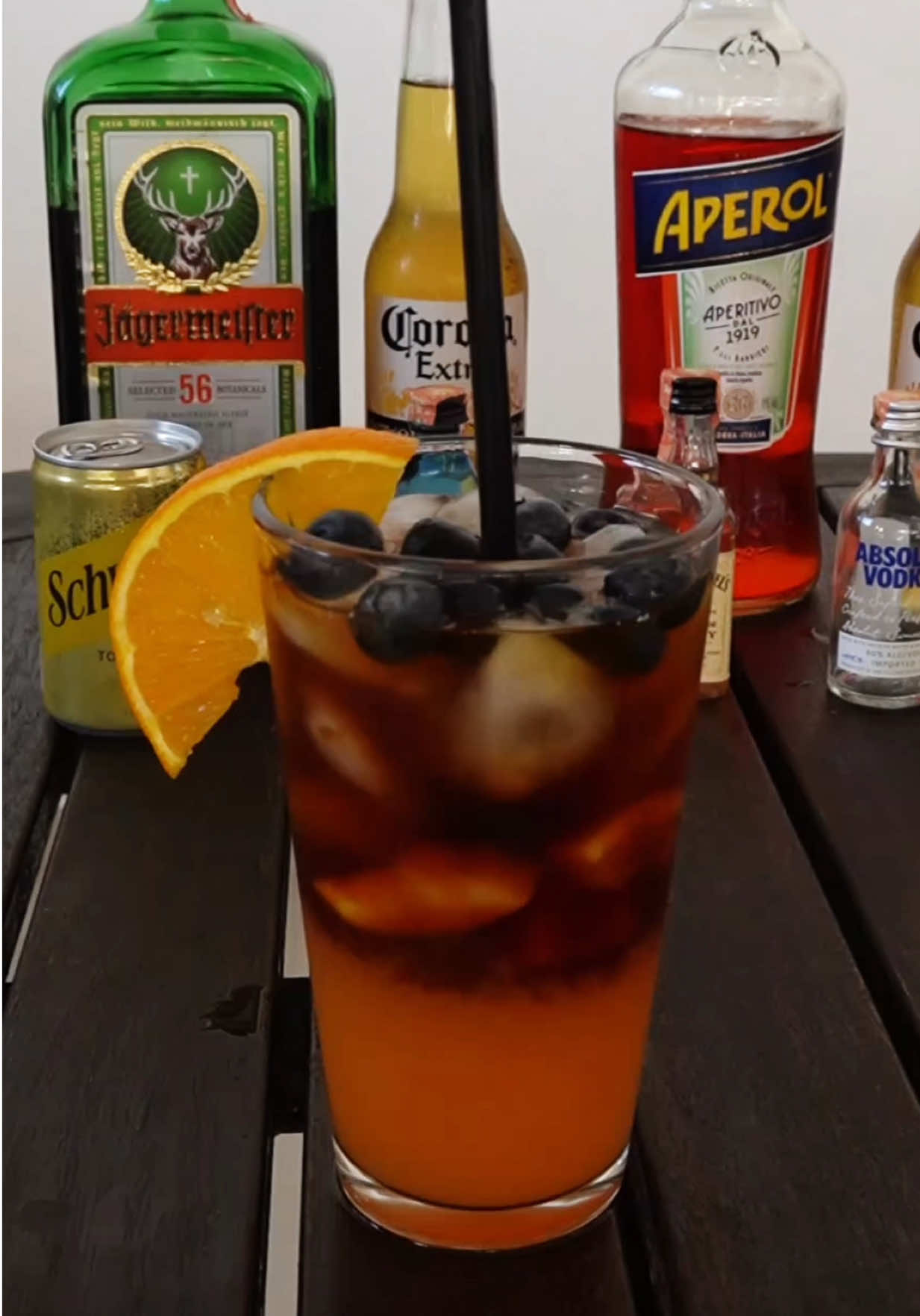 I love this cocktail with orange 🍊🥃🍹👌 #jagermaister #drink #coctail 