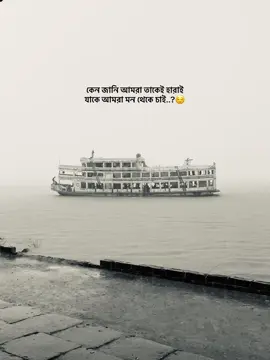 কেন জানি আমরা তাকেই হারাই যাকে আমরা মন থেকে চাই..?😌