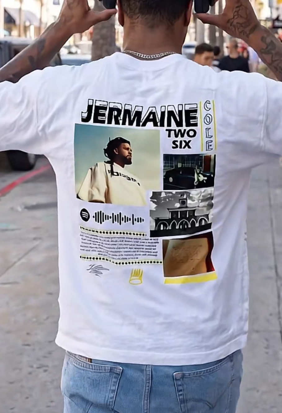 Every J.Cole fans need this shirt #jcole #jcolefans #twosix #jcoletok #jermainecole 