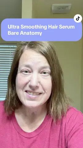 THIS HAIR SERUM IS AMAZING! I use it daily! Bare Anatomy hydrating serum that tames the frizzles and adds shine! #haircare #frizzyhair #dryhair #genx 