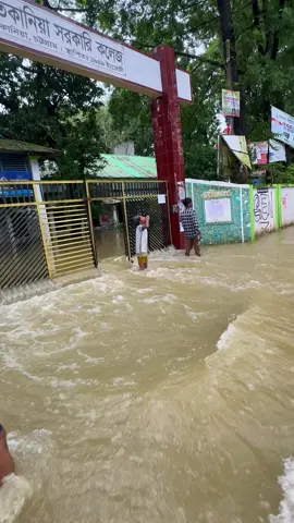 প্রিয় ক্যাম্পাসে বন্যার ভয়াবহ তান্ডব🌧️🥹#satkaniagovernmentcollege #bdtiktokofficial🇧🇩 ##foryourpage #ভাইরাল_করে_দাও 