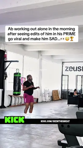 Ab working out alone in the morning after seeing edits of him in his PRIME go viral and make him SAD…👀😳🏆 #adrienbroner #deenthegreat 