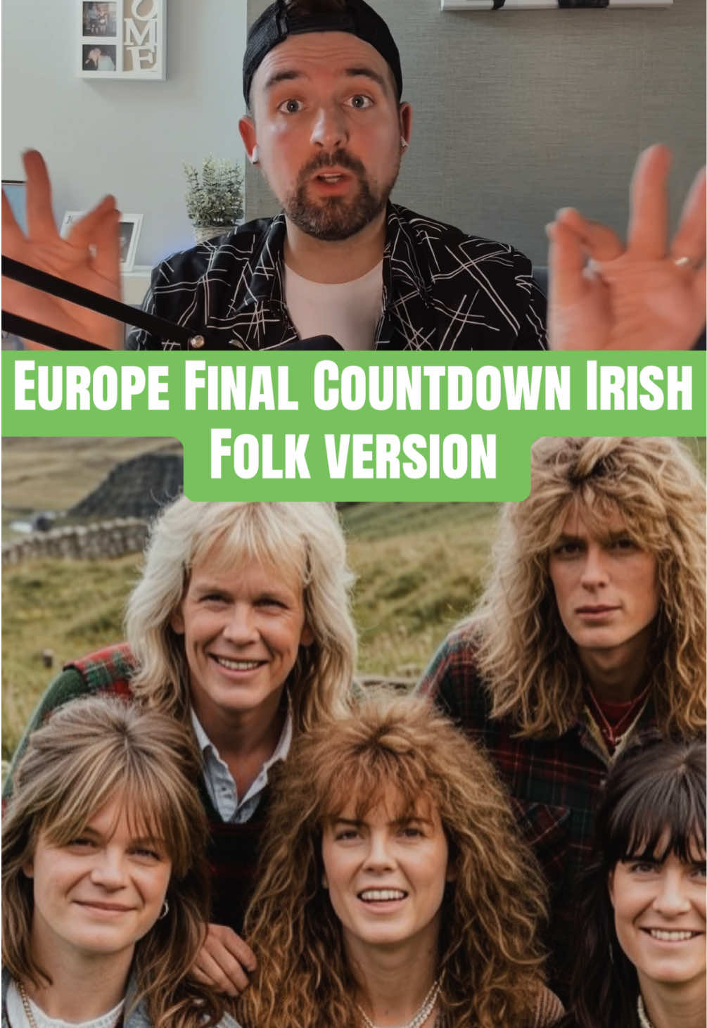 Europe Final Countdown Irish Folk Cover ☘️ VERY different but hits deep 🙌🏼 Full version plus many more @Ethan Gontar on YouTube #aimusic #aicover #irishfolk #irishfolkmusic #finalcountdown 
