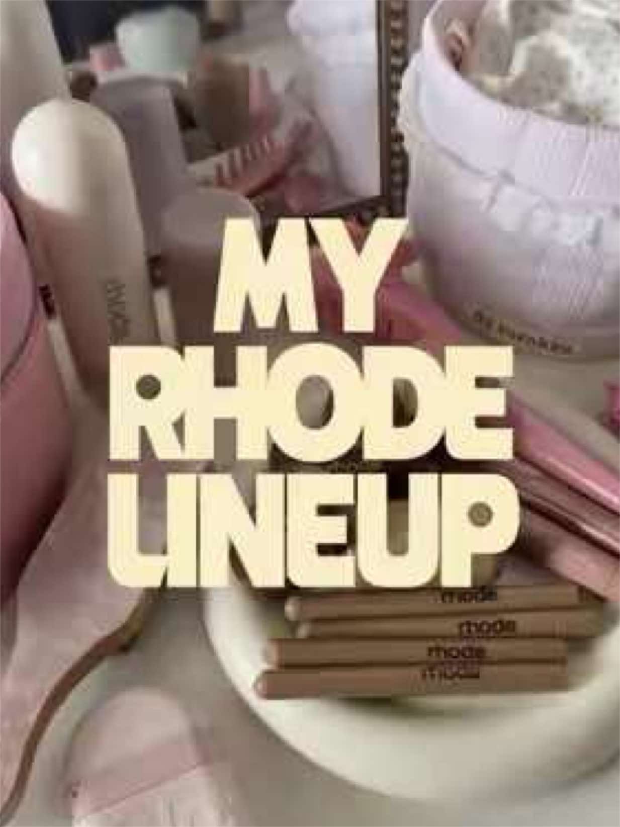 My girly lineup 💕🎀🌸 @rhode skin  @Emi Jay  @Glossier  #makeup #pink #makeupaesthetic #creatorsearchinsights #mymakeupproducts 