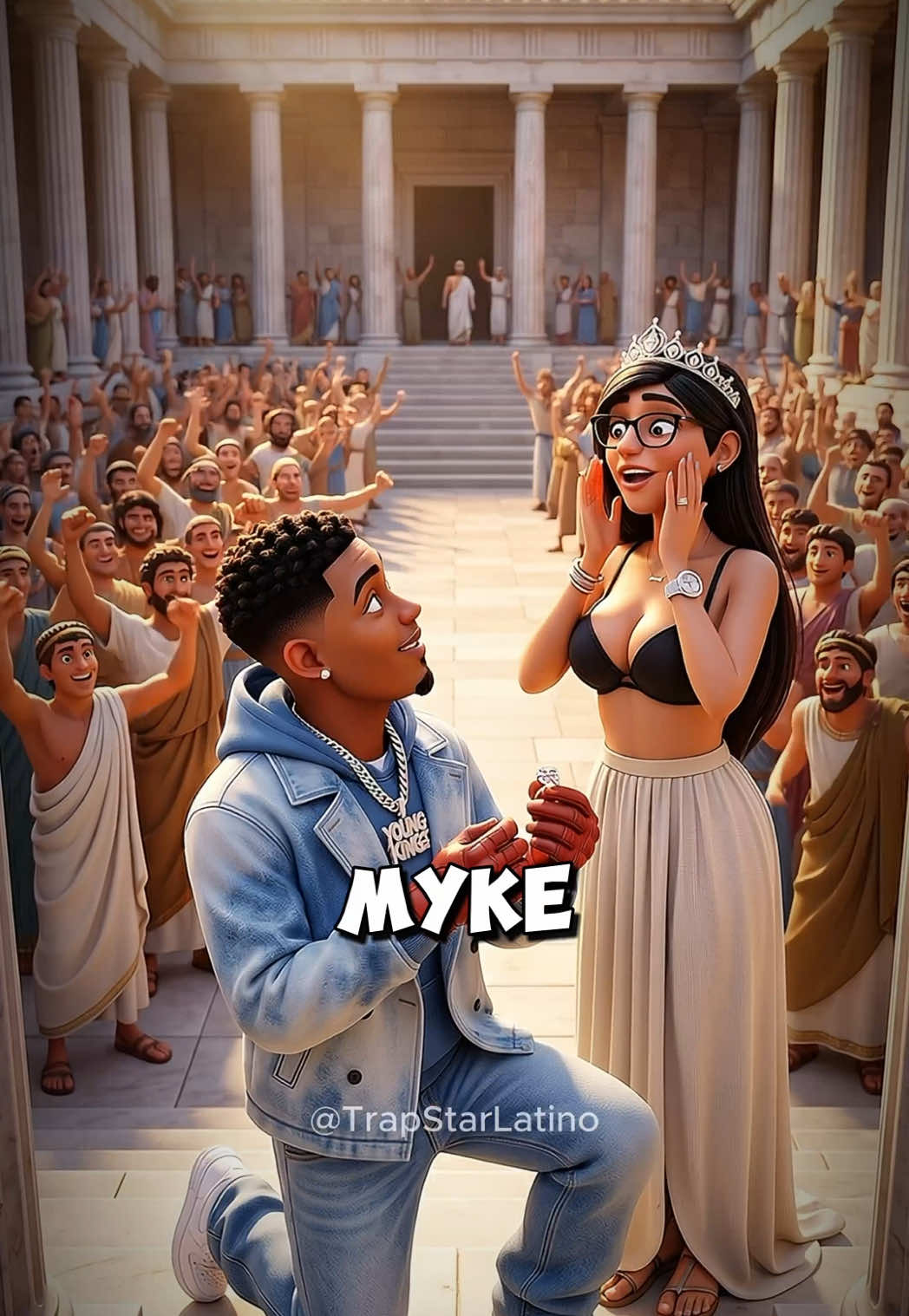 Que Pasaría si llevas a @Myke Towers Pa La Antigua Grecia⁉️ #myketowers #youngkingz #easymoneybaby️💸 #myketowerss #myketowersfans 