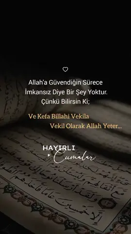 🌹 Selamünaleyküm, Cuma Akşamınız Mübarek Olsun. 🌹 Rahmân ve Rahîm olan Allah'ın adıyla... Her cuma akşamı, gönlümüzü Rabbimize biraz daha yaklaştıran bir davettir. Dünya telaşı içinde yorulan kalpler, Allah dostlarının hikmetli sözleriyle yeniden dirilir, dua ile huzur bulur. Bir gönüle rahmet, bir kalbe merhamet, bir dile dua, bir ömre muhabbet nasip olsun... Çünkü insanı güzelleştiren sadece sözü değil; güzel ahlâkı, samimiyeti ve Rabbine olan teslimiyetidir. Rabbim bu mübarek cuma gecesinin hürmetine; gönüllerimize huzur, hanelerimize bereket, ömürlerimize sağlık, sofralarımıza helâl rızık, dualarımıza kabul ihsan eylesin. Darda olanlara ferahlık, hasta olanlara şifa, borçlu olanlara kolaylık, geçmişlerimize rahmet nasip etsin. 🤲 Allah'ım! Bizleri Kur'an'dan ayrılmayan, Peygamber Efendimizin (s.a.v.) sünnetine sımsıkı sarılan, gönül kırmayan, gönül yapan kullarından eyle. Âmin. 🌹 Sayfamızı takip ederek, beğenerek, yorum yaparak, kaydederek ve sevdiklerinizle paylaşarak destek olursanız çok mutlu oluruz. Allah razı olsun. 🤲 Bu duamıza hep birlikte 