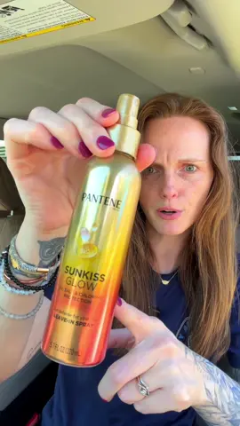 Pantene sun kiss glow spray protects your hair from sun damage! #pantene #pantenesunkissglowspray #pantenepartner #hairprotection #healthyhairjourney @Pantene 