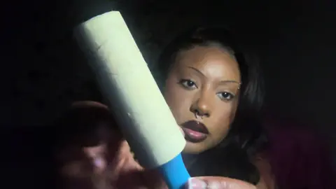 Peeling lint roller ASMR#tingles #asmr #satisfyingvideos #sticky #asmrsounds 