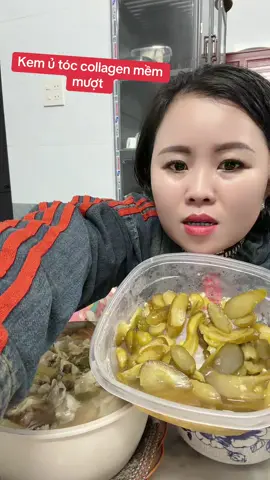Kem ủ tóc collagen mềm mượt #tiktok #suhuong #emduyen 