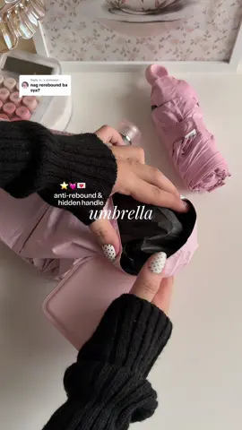 Replying to @. kapag ganitong no rebound at pwedeng itago Ang  handle ng umbrella mo, hindi ka tatamaring dalhin 😍👌#umbrella #miniumbrella #smallumbrella #payong 