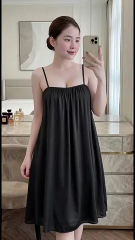 Váy ngủ nữ 2 dây Hisexy #xuhuong #thoitrangnu #donguxinh #vaynguxinh #vayngu 