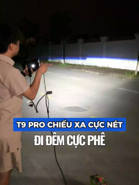 Siêu LED giá rẻ - T9 Pro ZEDLIGHT đi đêm siêu ngon , chiếu xa siêu nét #zedlight #ledbicau #ledsieusang #T9Pro