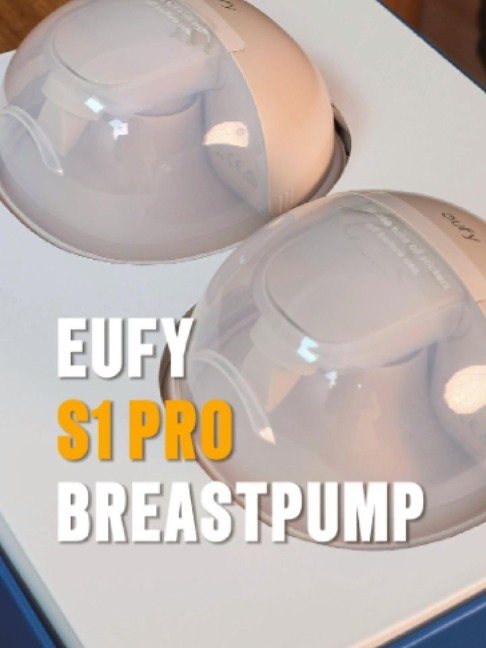 ANKER eufy Security Breast Pump S1 Pro, Heated Wearable, Slim Hands-Free with Industry-Leading HeatFlow Tech, Wireless Charging Case, App-Controlled OptiRhythm, Hospital-Grade Suction, in-Bra Use T8D04 #eufy #eufybreastpump #eufys1probreastpump #modernbreastpump #ankerglobal