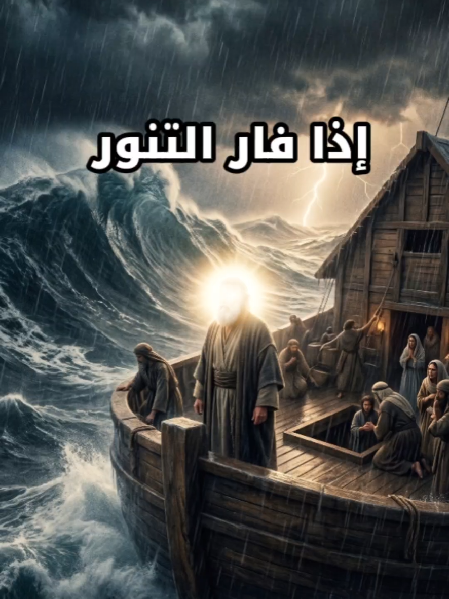 فار التنور.. وبدأ طوفان نوح الرهيب 🌊 