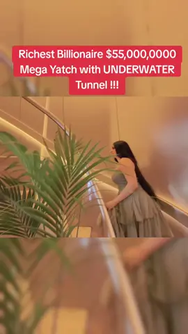 Richest Billionaire $55,000,0000 Mega Yatch with UNDERWATER Tunnel !!!#cops #copsoftiktok #TikTokCampaign #fyp #Soccer 