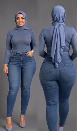 #hijabshow #hijabmodern #fashionhijab #curvy #skinnyjeans 