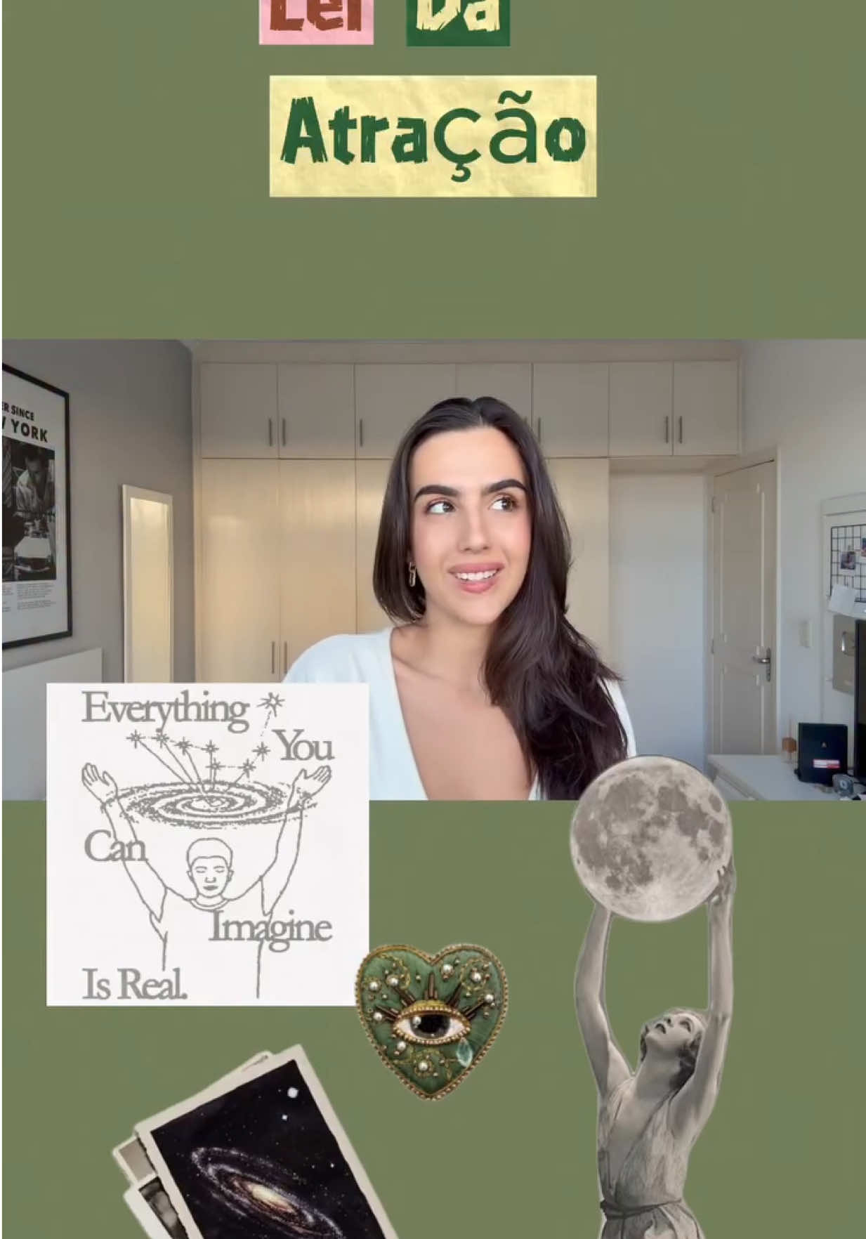 Vídeo completo no canal!! ✨🌱 #leidaatração #universo #tarot 