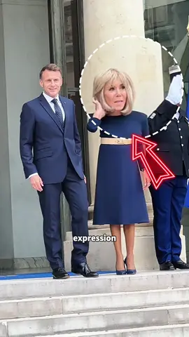 Avez-vous remarqué l'expression de panique de Brigitte Macron lorsqu'elle touche ses cheveux en public, à l'âge de 72 ans ?#celebrity#brigitte #Macron#foryou #fyp 