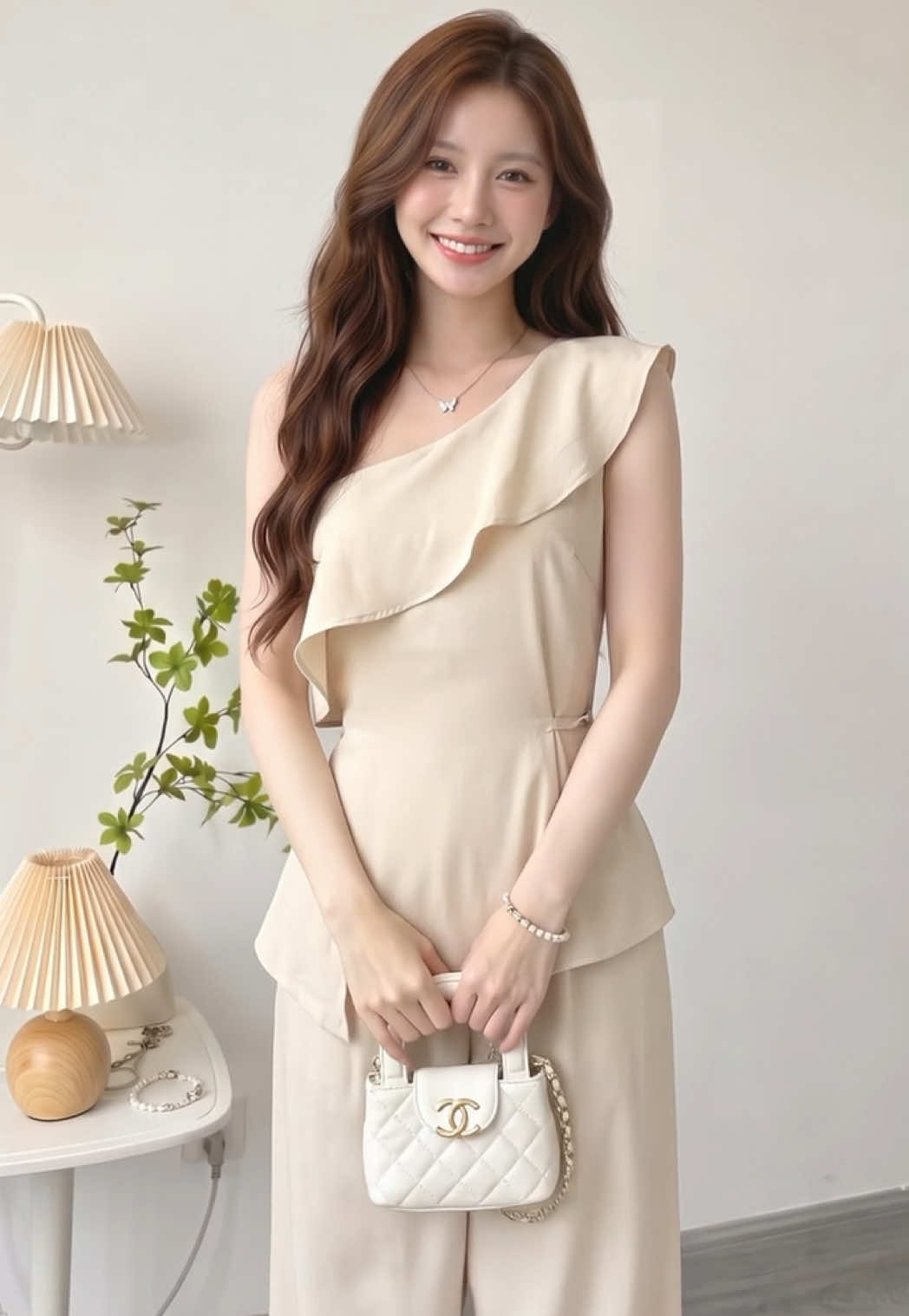 Bà nào đang tìm đồ đi đám cưới, đi tiệc thì ngó ngay set này nha 🥰 mặc nó sang gì đâuuu ý #outfitcongso #thoitrangnu #xh #summeroutfit 