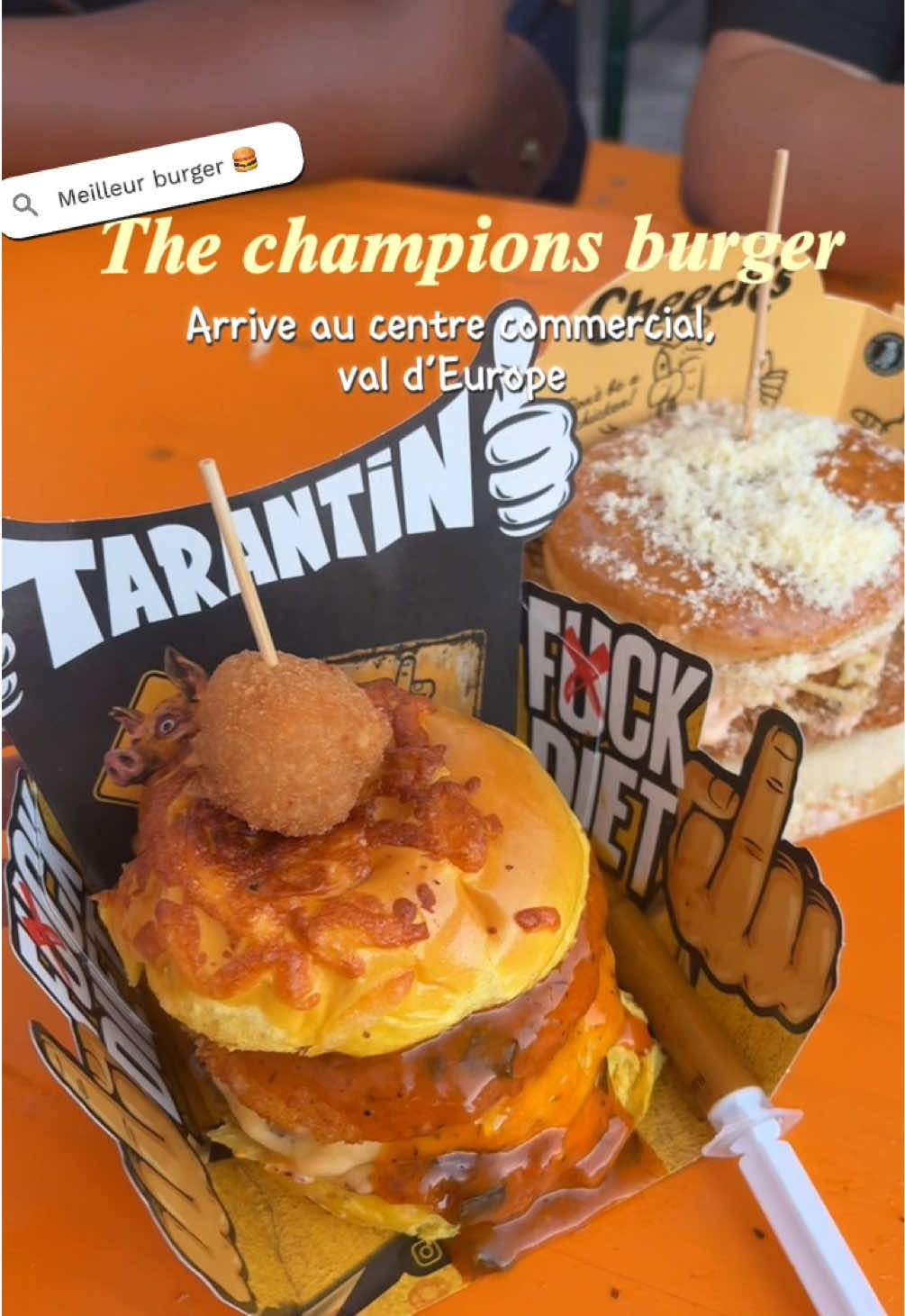 Les meilleurs burgers d’Europe arrive à Paris ! 🍔Merci pour l’invitation @t@thechampionsburger.eue@effinity
