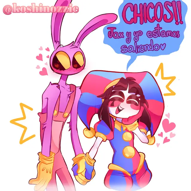 Pomni tiene gustos bien dudosillos 💔💔 No la dejen ahí afuera q se enamora de puro pndejo guysss 💜 ☆ ☆ ☆ #memetiktok #digitalcircus #tadc #funnybunny #fyp @TikTok @•★≈n0zzie≈★• 