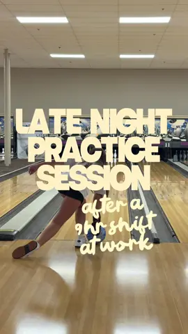Late night practice after a 9-hour shift. This summer has been busy, but every chance I get to practice is one I’m grateful for. It may not be as much time as I’d like, but I’m making the most of the time I have. The work doesn’t stop when the days get busy. #bowlingtiktok #bowlingtok #stormnation #bowler #bowling 