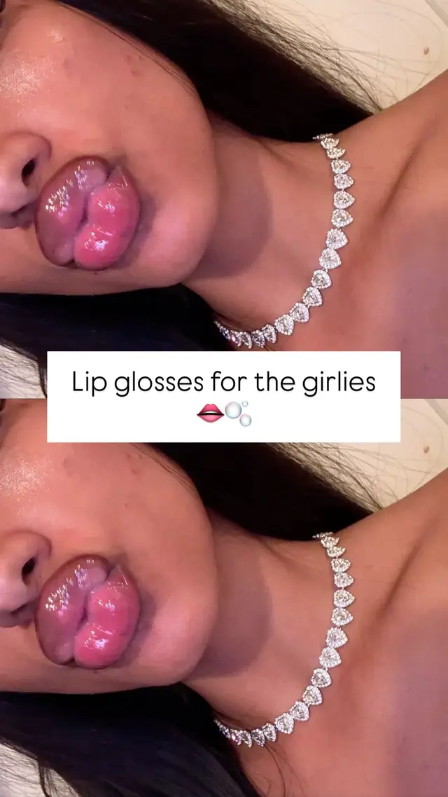 Lip gloss ideas for the girlies #lipgloss #eadem #summerfridays #elf #inspo