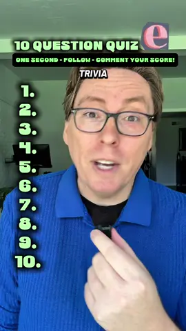 How’d you do on this rapid Fire trivia quiz? #trivia #quiz #funwithtrivia #fun #LearnOnTikTok 