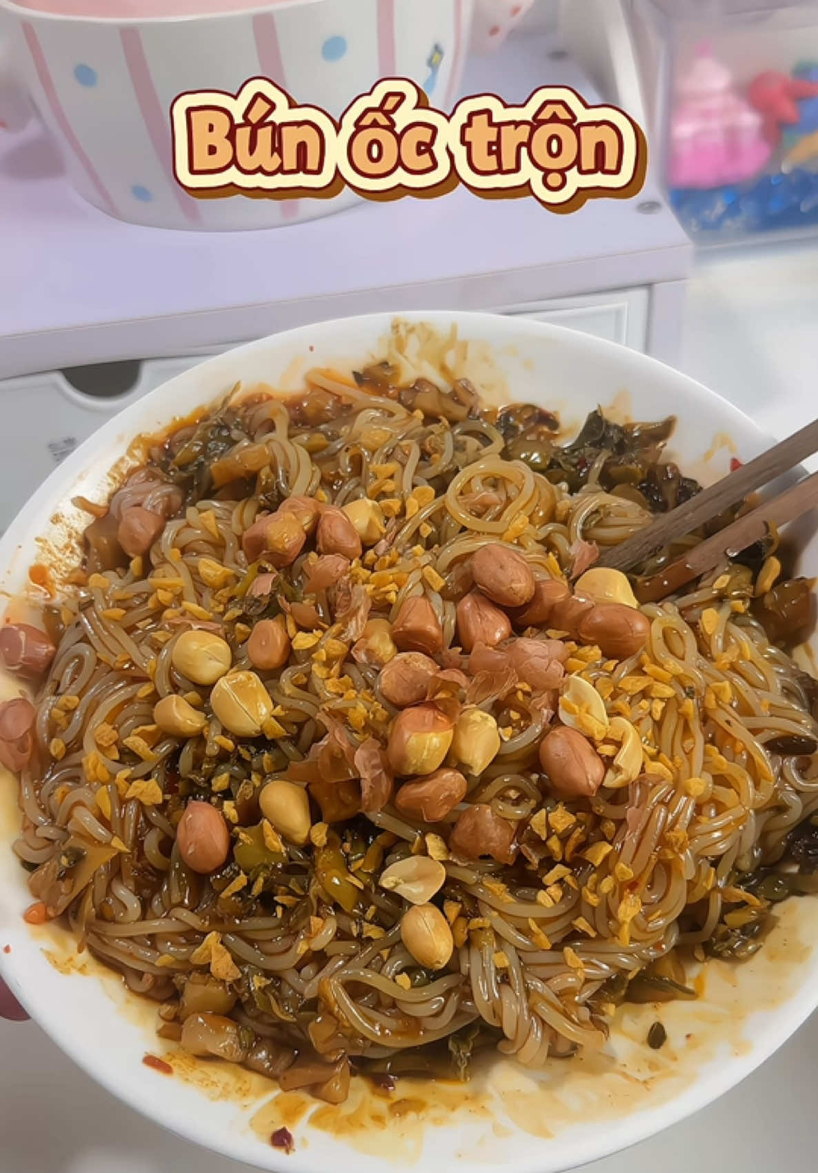 Mê bún ốc trộn này quá 😋😋🤤#uthichanngon #mukbang #bunoctron #bunoclieuchau #anvatnoidiatrung 