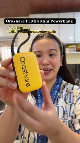 Sobrang cute ng powerbank ng Orashare na to! Fast charging pa! #orasharepowerbank #powerbank #minipowerbank #fastchargingpowerbank #orashare 