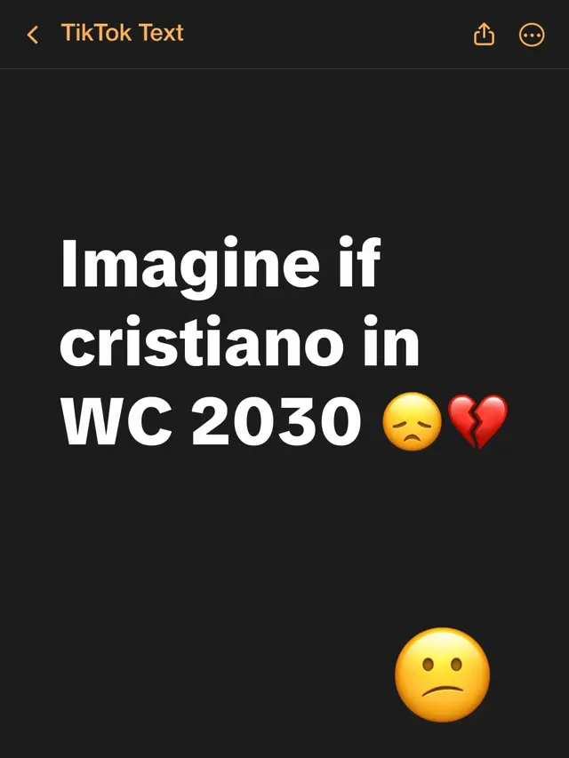 Imagine if Cristiano Ronaldo played in the World Cup 2030. How incredible would that be? It's hard to picture that iconic talent still shining on such a big stage. What do you think? Would he still dominate like he used to? #cristianoronaldo #portugal #worldcup2030 #football 