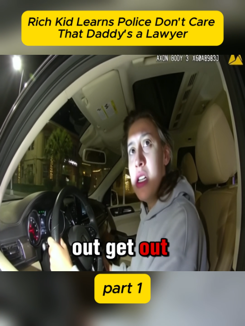 Rich Kid Learns Police Don't Care That Daddy's a Lawyer #cops #police #bodycam #news