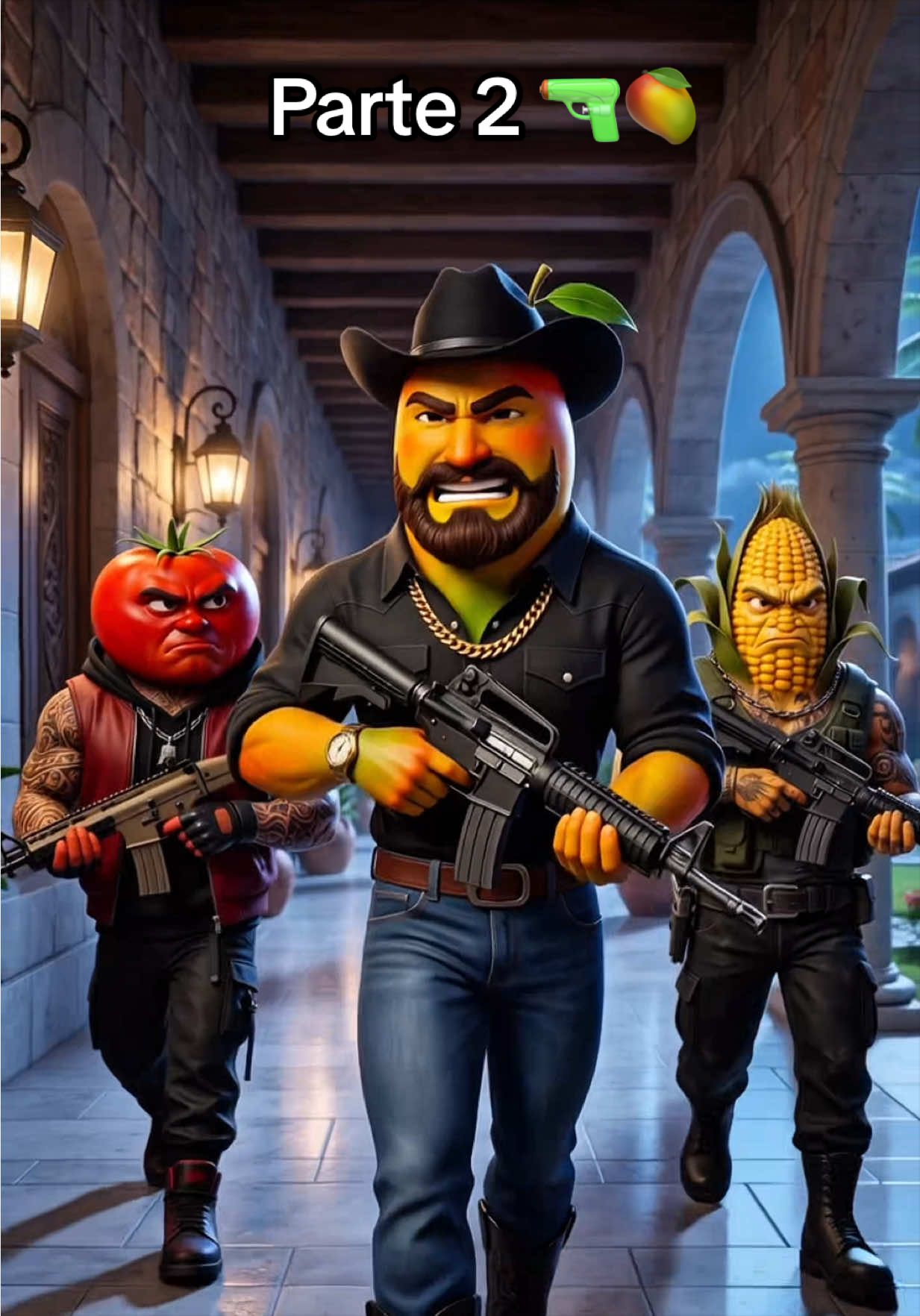 Parte: 2 El Señor de los Huertos🔫🥭 #fruit #frutas #brainrot #parati #viral 
