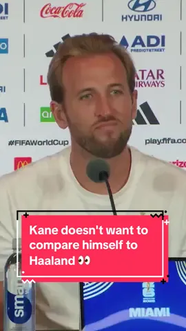 While giving Erling Haaland his flowers, Harry Kane says the two are 