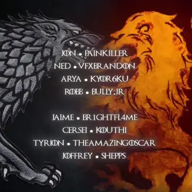 Starks vs Lannister collab with @𝗽𝗮𝗶𝗻𝗸𝗶𝗹𝗹𝗲𝗿 @kouthi @brandon @Theamazingoscar @k @brightfl4me @Shepps | #gameofthrones #gameofthronesedit #asoiaf #asoiafedit #lannister 