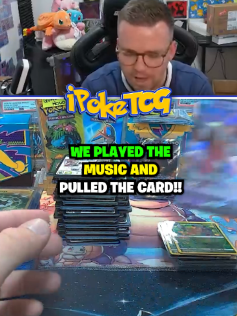 We PLAYED The MUSIC And PULLED THE CARD!!! #pokemon #pokemoncards #pokemoncommunity #pokemontiktok #pokemontcg #lugia