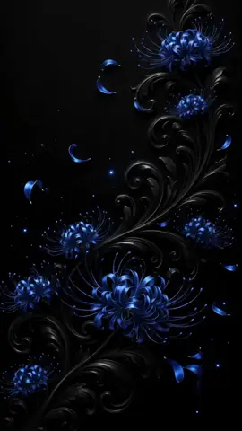 Blue spider lily vector flourish live wallpaper #vector #flourish #livewallpapers #2000s #spiderlily 