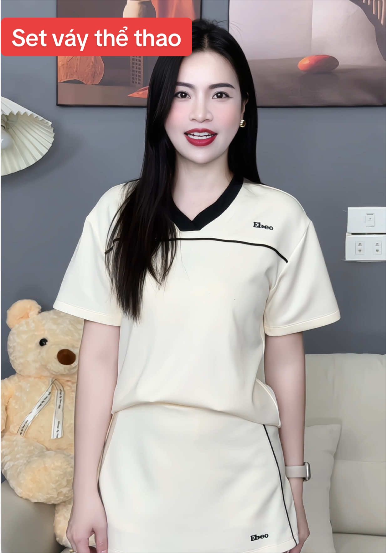 Mặc vận động thoải mái lun nha ce ơii #thoitrangnu #maithom6 #xh #setvaythethao 
