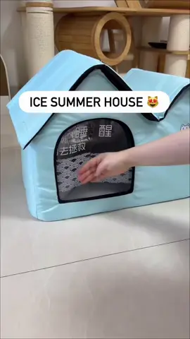 The person who invented this air-conditioned room is truly ingenious.  #dogbed #catsoftiktok #catparents #catmom #catlovers 