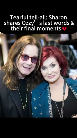Tearful tell-all: Sharon shares Ozzy’s last words & their final moments💔#SharonOsbourne #PiersMorgan #usnostalgia #rockiconfarewell