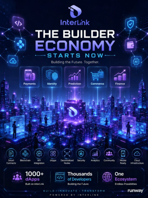 The next chapter of Web3 is shaped by the ideas people bring to life. InterLink is gradually opening its ecosystem to developers, making it possible to explore and build dApps for different everyday use cases. From payments and digital identity to commerce, community tools, and new online experiences, developers have more opportunities to create practical applications. The long-term goal is to support a growing ecosystem with many different projects and an active community of builders and users. Technology continues to evolve through collaboration, creativity, and real-world problem solving. #InterLink #ITLG #ITL