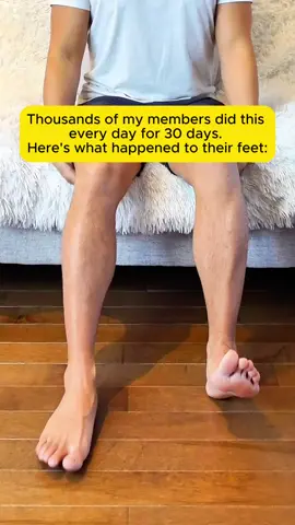 Here's what happened: A lot of the swelling in their feet started to go down. This was especially true for those who spend most of their day sitting. Simple movements like these, done consistently, can help improve circulation and keep blood flowing. Their balance while walking improved. Many of my members felt more confident on their feet, walked with a steadier stride, and were less worried about tripping or falling. They had more energy throughout the day. It might seem surprising, but getting your feet and ankles moving can help wake up your body. When you feel better, you're naturally more motivated to keep moving. It's a win-win.   #circulation #longevity #sedentary
